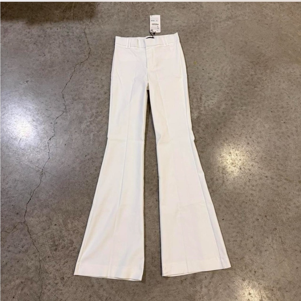 Zara White Trousers